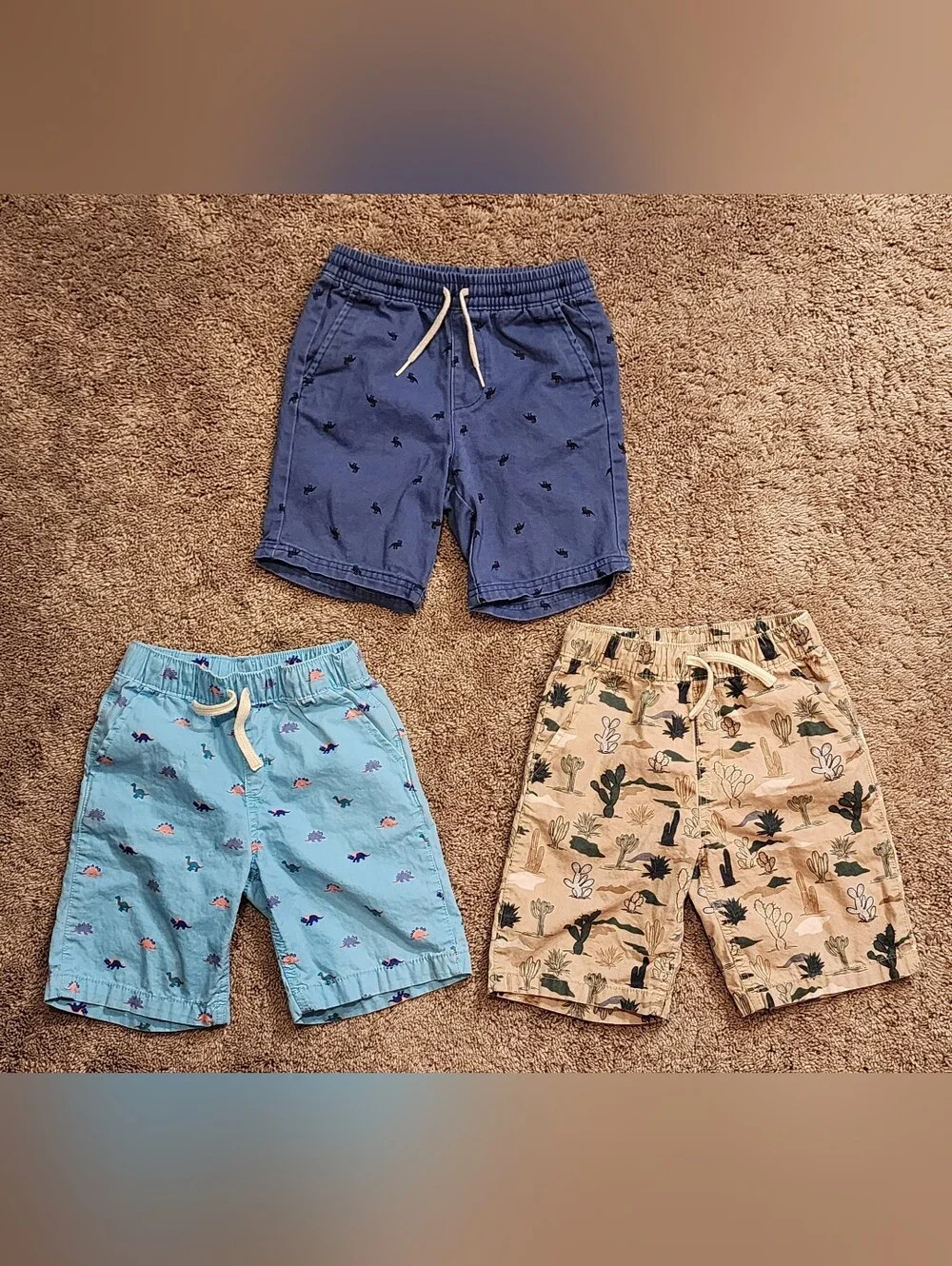 Boys Shorts Size 5T, Children's Place (2 Pairs) & Old Navy (1 Pair), Drawstring